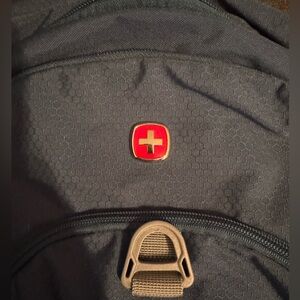 SwissGear Black Tactical Backpack with Utility Features